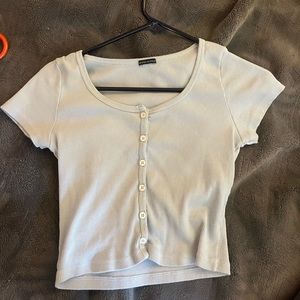 Brandy Melville blue crop top